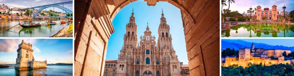 Circuito a Portugal y Galicia 8 días desde Sevilla 7 Paquete a La Alhambra de Granada, Catedral de Sevilla, Lisboa, Fátima, Oporto y el norte de España con guías en español