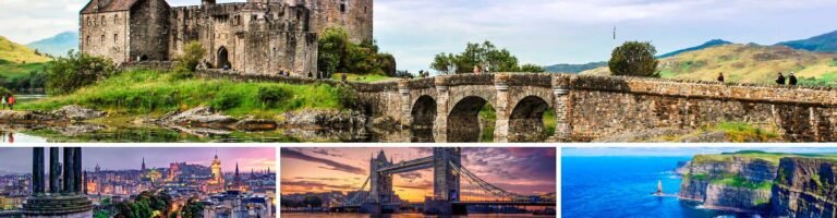El viaje más completo a Reino Unido con guías en español. Visitamos Londres y Liverpool en Inglaterra, Edimburgo y las Tierras Altas en Escocia, Dublín y Moher en Irlanda.