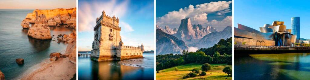 Viaje a Portugal desde Barcelona. Tour a Algarve, Lisboa, Fátima, Oporto. Ruta por el Norte de España hasta Barcelona.