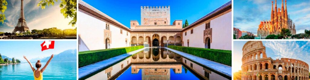 Tour por Andalucía, Barcelona, Italia y Francia saliendo desde Madrid
