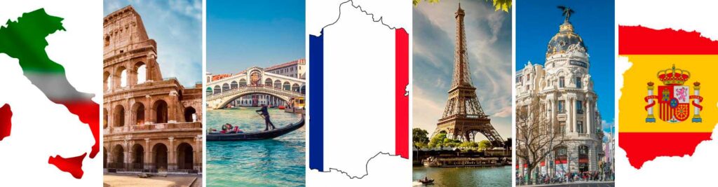 Viaje a Roma, Florencia, Venecia, París y Madrid en 2 semanas