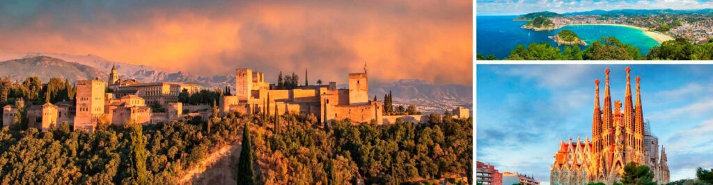 Gran viaje por España con Andalucía, Valencia, Barcelona y el Norte de España