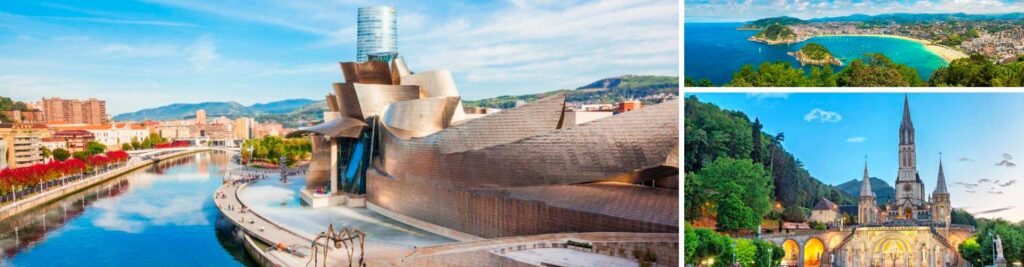 Ruta por el Norte de España, Francia con Burdeos y Lourdes