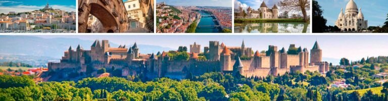 Paquete a Francia desde Barcelona para visitar Carcasona, la Costa Azul y París