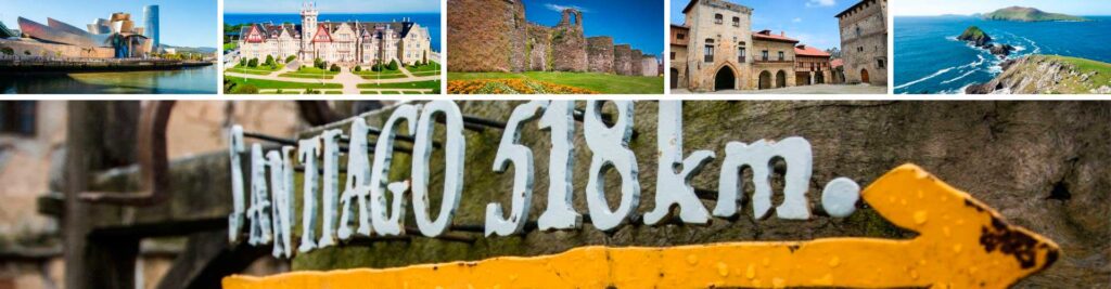 Camino desde Santiago hasta Madrid pasando por el Norte de España