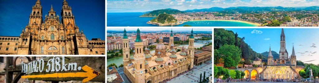 Viaje al Norte de España con Lourdes y Madrid saliendo desde Santiago de Compostela
