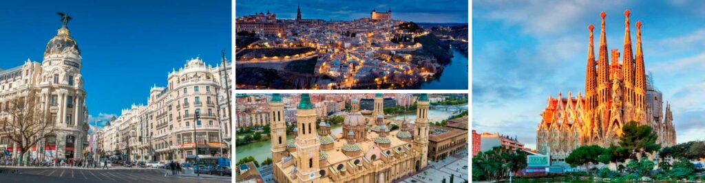 Excursión a Madrid, Toledo, Poblet, Zaragoza, Barcelona y Peñíscola con salida desde Valencia