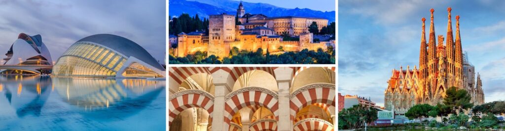 Circuito por Valencia, Barcelona y Madrid con salida desde Málaga y la Costa del Sol