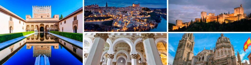Excursión a Granada y Toledo desde Málaga