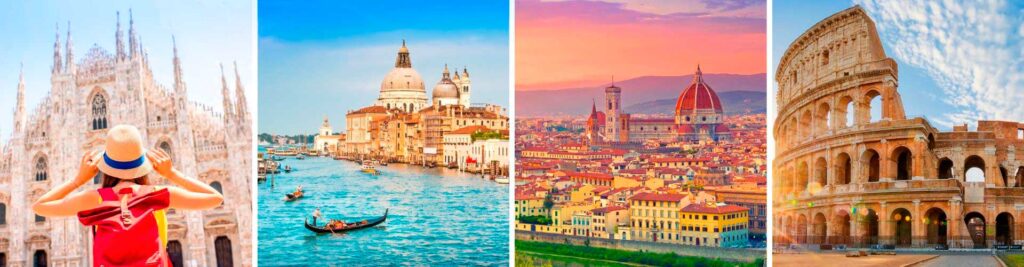 Visitar las principales ciudades de Italia, saliendo desde Milano