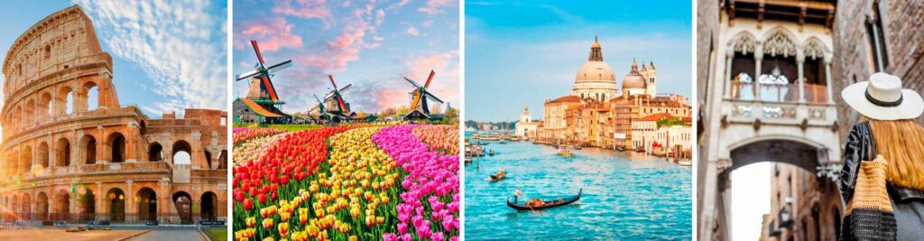 Ruta por Europa desde Madrid