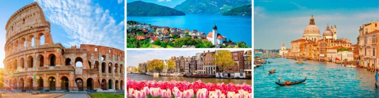 Viaje a Europa desde Paris a Suiza e Italia