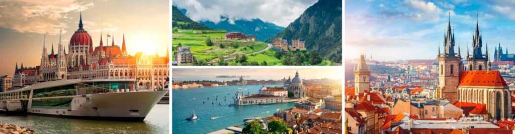 Tours a Europa con Viena, Budapest, Praga y Venecia