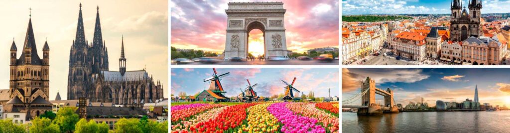 Tour por Europa con París, Londres, Países Bajos, Viena, Praga y Budapest