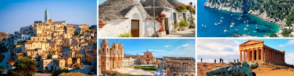 Sur de Italia al completo con Puglia y Sicilia 11 días desde Roma