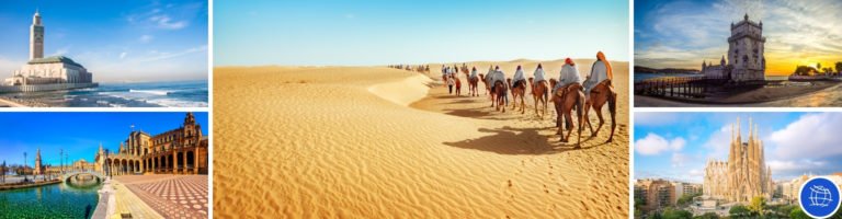 Great tour of Spain, Portugal and Morocco from Barcelona to the Desert of Sahara