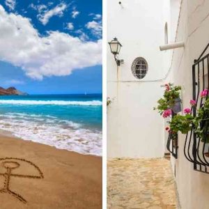 Visit Mojacar and Cabo de Gata from Roquetas de Mar. Full day coach trip from Roquetas to Mojacar