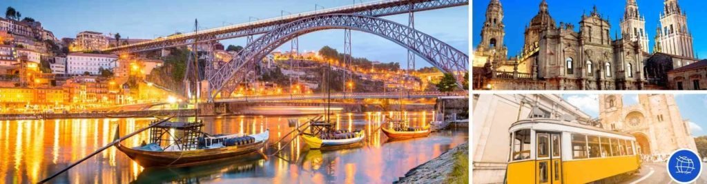 Packages to Portugal, Galicia and Northern Spain from Barcelona
