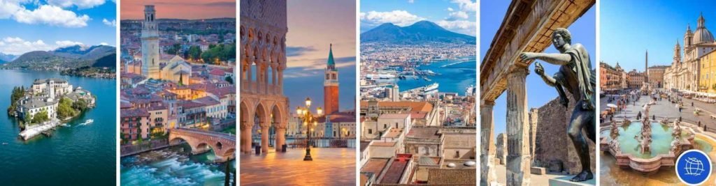 Paquetes a Italia desde Milan a Roma con visita de Venecia, Verona y los Lagos del Norte