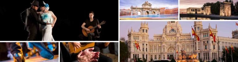 Visite nocturne de Madrid et spectacle de flamenco à Madrid avec billets inclus