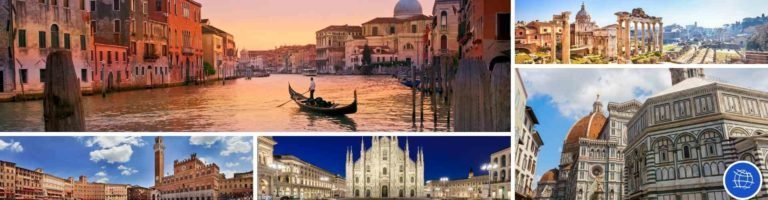 Viajes al norte de Italia Milan, Florencia, Venecia desde Roma con guías en español