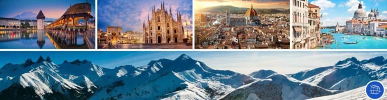 Viaje al Norte de Italia, Milan y Suiza desde Roma