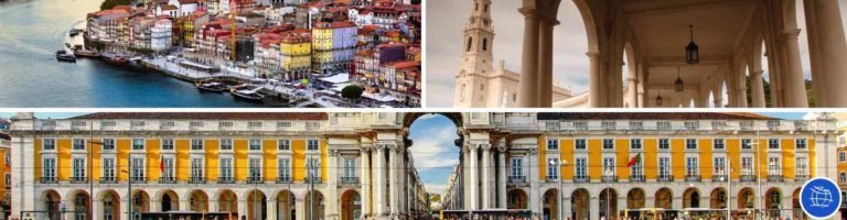 Travel from Madrid to Portugal to visit Porto, Lisbon, Fatima, Coimbra with English speaking guide.