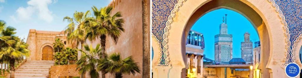 Paquetes a Marruecos Rabat Meknes Fez desde Barcelona España con guía.