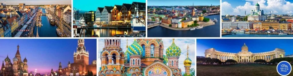 Viajes a Rusia, Finlandia, Suecia y Noruega desde Moscu con guía en español