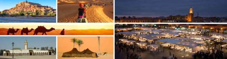 Viajes al sur de Marruecos y Desierto del Sahara saliendo desde Tanger con transporte y guía incluidos