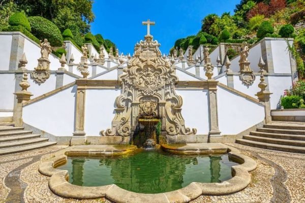 Travel to Europe from Portugal. Visit Bom Jesus Braga Sanctuary with English speaking guide