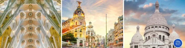 Viajes a Barcelona, Madrid y París con guía