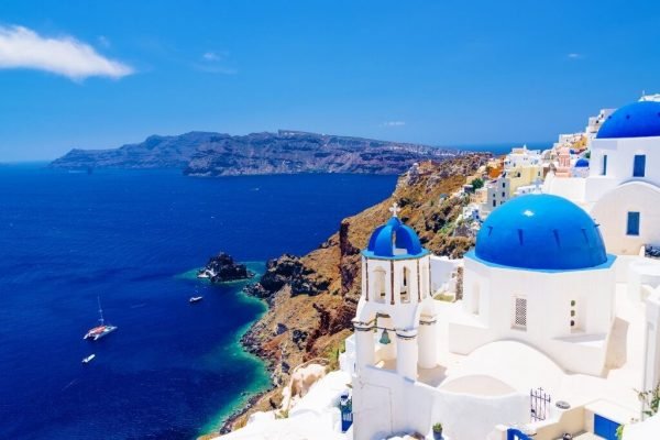 Viajes a Europa y Medio Oriente. Crucero por las Islas Griegas Santorini