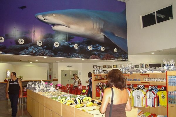 Ausflug ins Aquarium in Roquetas de Mar.